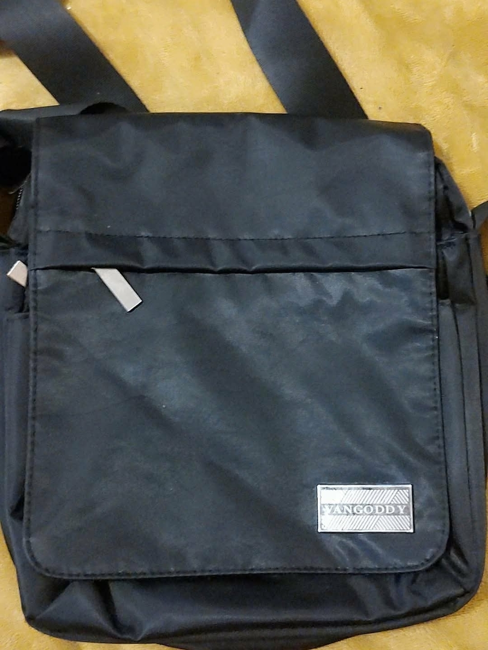Black Men's Messenger Shoulder Bag